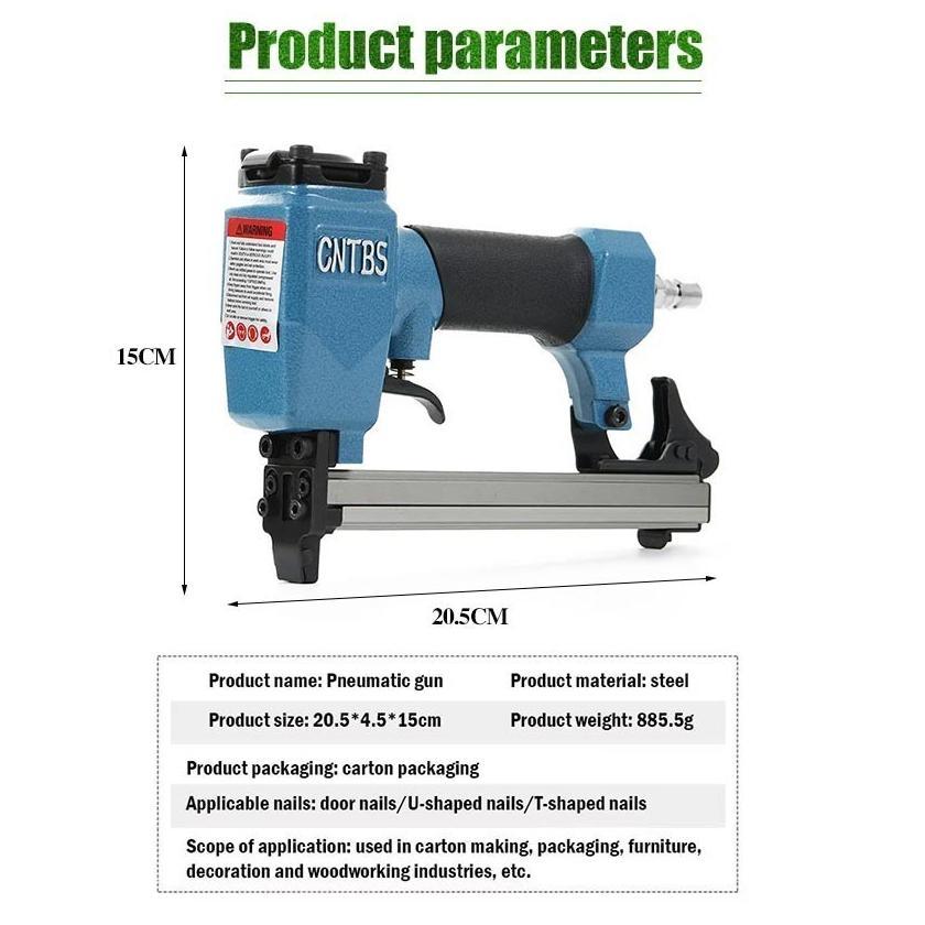 Staples Paku Tembak Listrik Electric Tacker Gun Nailer Nail Mesin