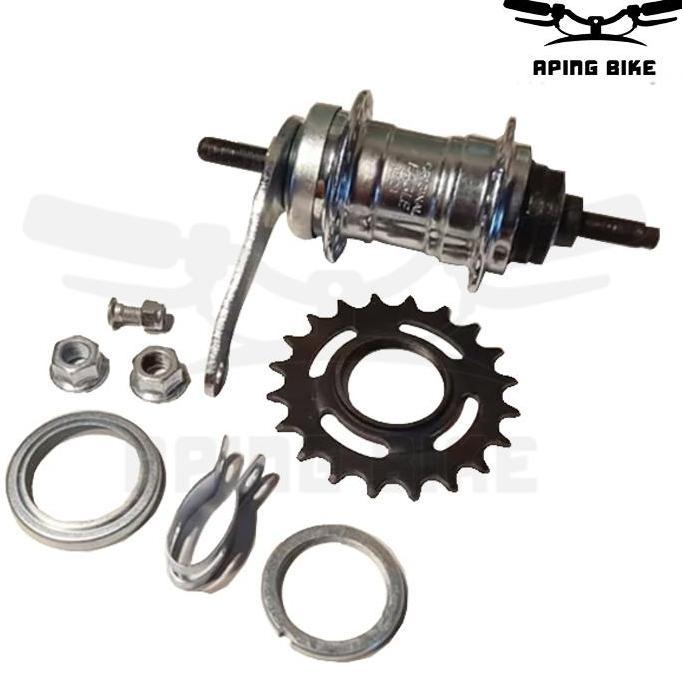 Hub Gear Torpedo EAGLE ORIGINAL 40H 20T Chrome Gir Torpedo Ontel Jadul