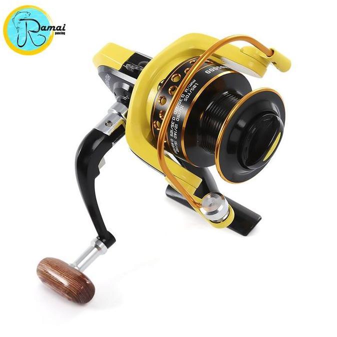 REEL KUNING SPOOL METAL 12BB HD SERIES LIEYUWANG 1000-7000