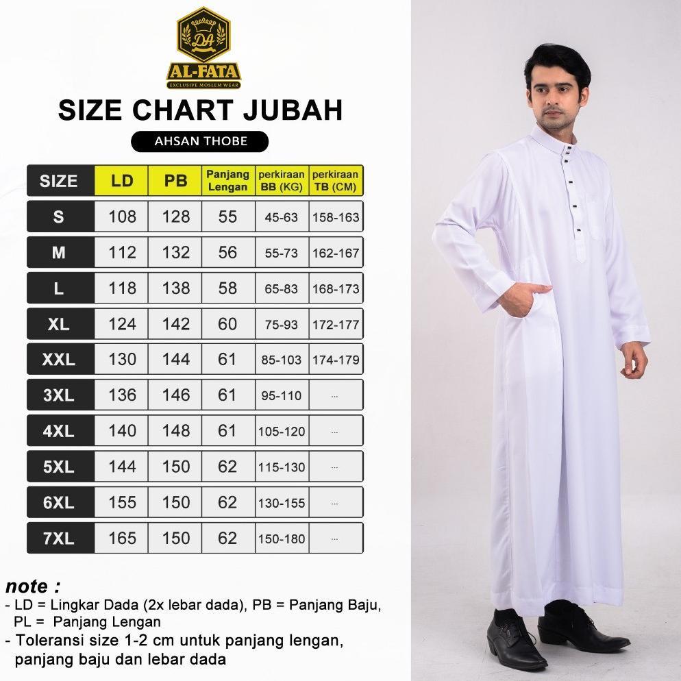 NEW PRODUCT ALFATTA | BAJU JUBAH SAUDI PRIA LENGAN PANJANG POLOS NON-MANSET TYPE KANCING SNAP PREMIU