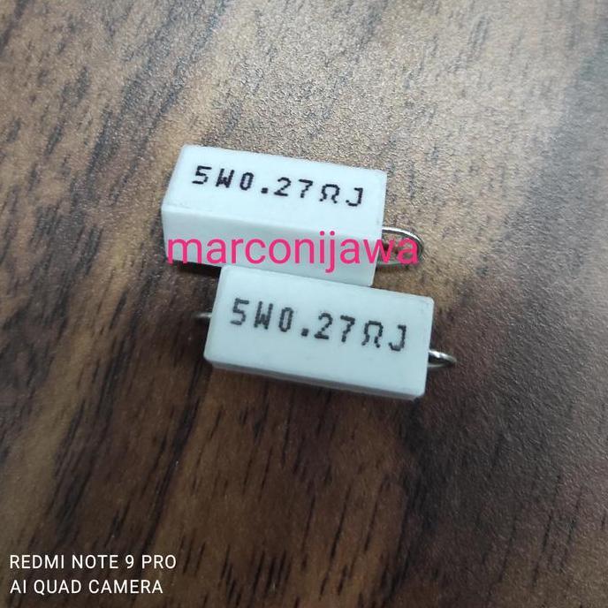 resistor 5wat 0,27 ohm