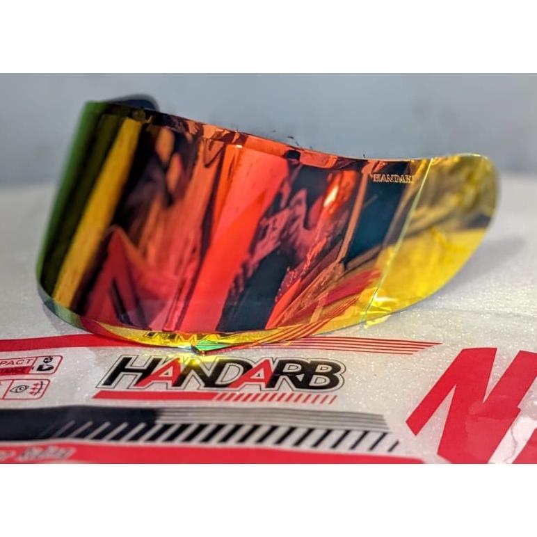 flat visor kyt rc-7 kyt r-10 kyt k2r red gold iridium