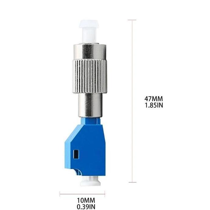 IDSTORE Hybrid Adapter Adaptor Fiber Optik Konektor Fiber Optik FC (Male) To LC (Female)