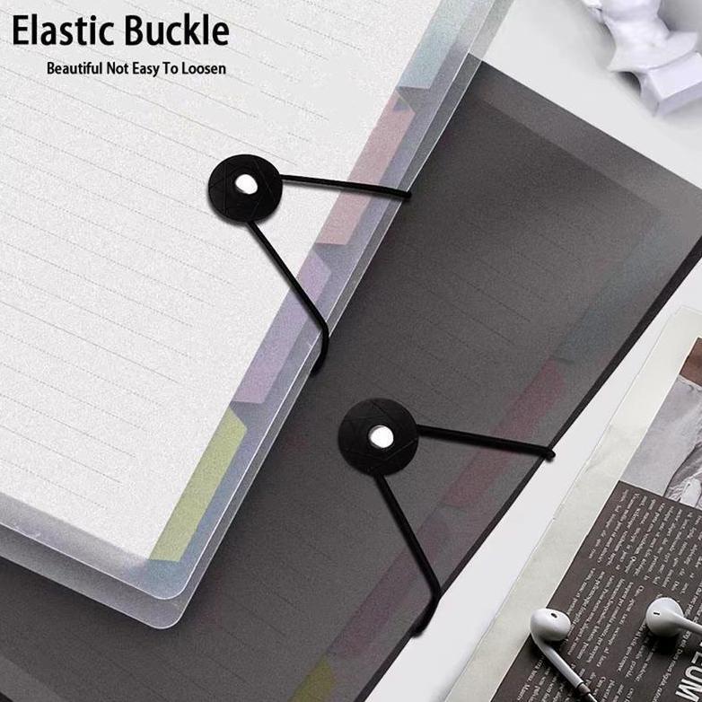 Murah  Binder A5/B5 Buku Binder Aesthetic Transparan Hitam Putih Notebook Aesthetic Korea