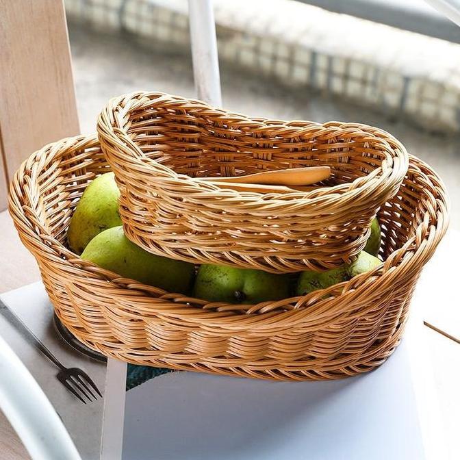 BOWATA Keranjang Roti/  Keranjang Rotan/  Keranjang Buah/  Keranjang Wedding/  Keranjang Penyimpanan