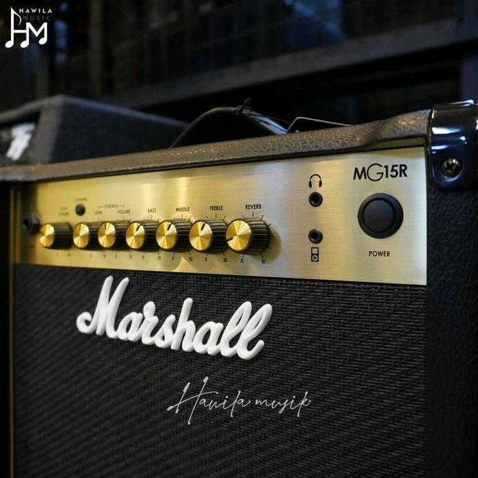 Amplifier Guitar Marshall MG15GR Ampli Marshall MG15R Ampli Gitar w/ Reverb Marshall MG 15R