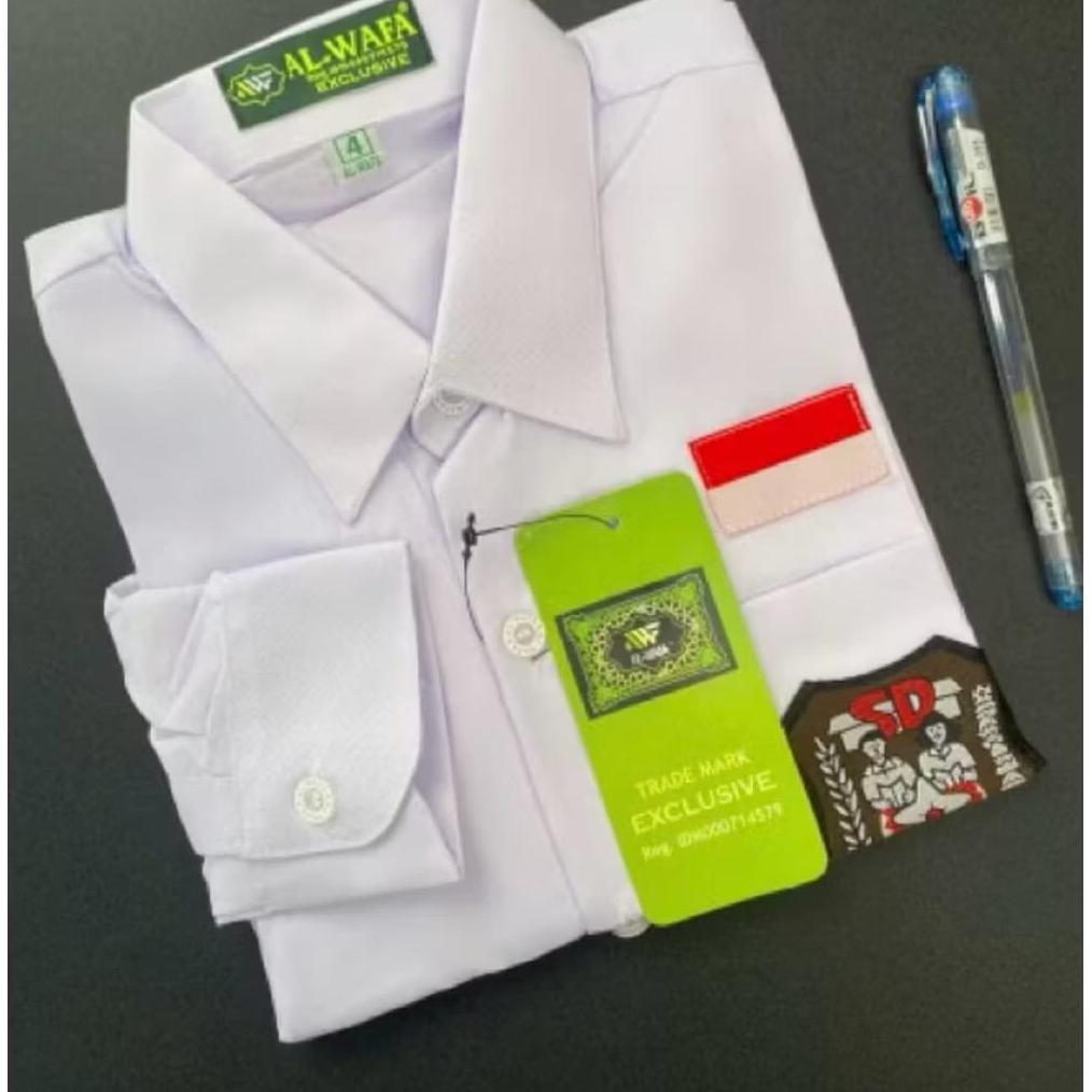 Tahan Lama  Baju Seragam Sekolah Al Wafa Panjang Exclusive