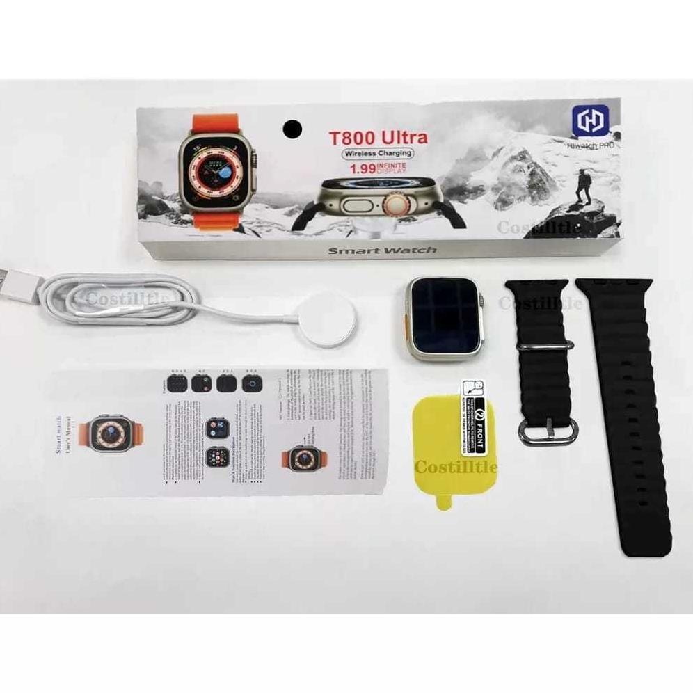 garansi (bisa cod) original smartwatch t800 series 8 t800 ultra