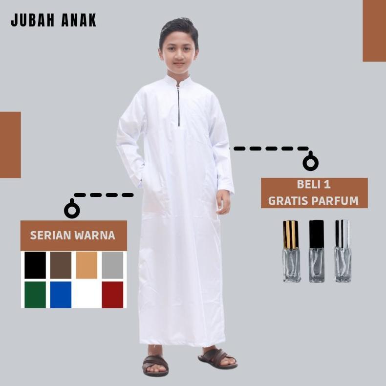 murah jubah anak laki laki premium jubah anak remaja terbaru