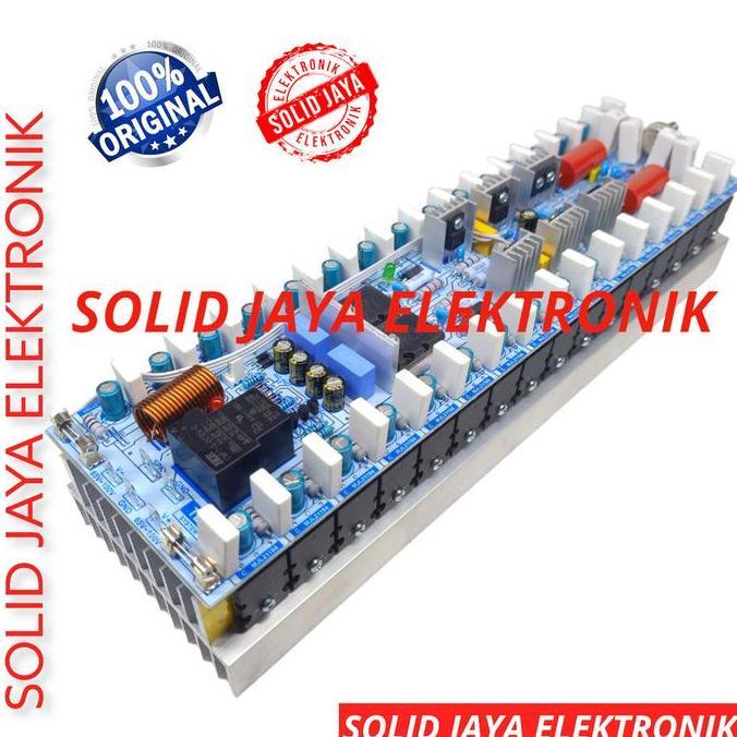 KIT POWER AMPLIFIER FOR JBL6295 2400W 3200W MONO PLUS TR FINAL TOSHIBA 2SA1943 2SC5200 MJL MJL21193 