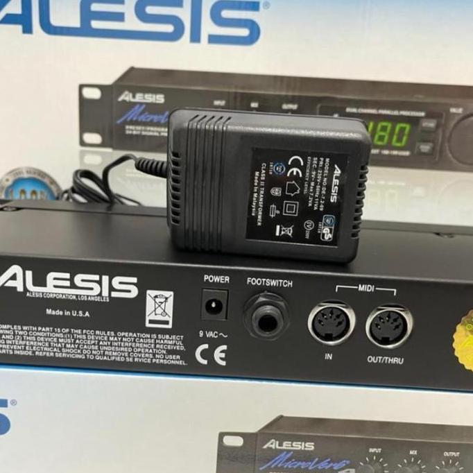 Effect Vocal ALESIS microverb4 ORIGINAL alesis made in usa Amplifier Mixer Soundcard Speakers