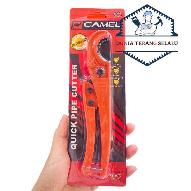 TANG POTONG PIPA Pvc CAMEL 33 mm - Potongan Pipa Pvc CAMEL33mm - Gunting Pemotong Pipa Paralon Kecil