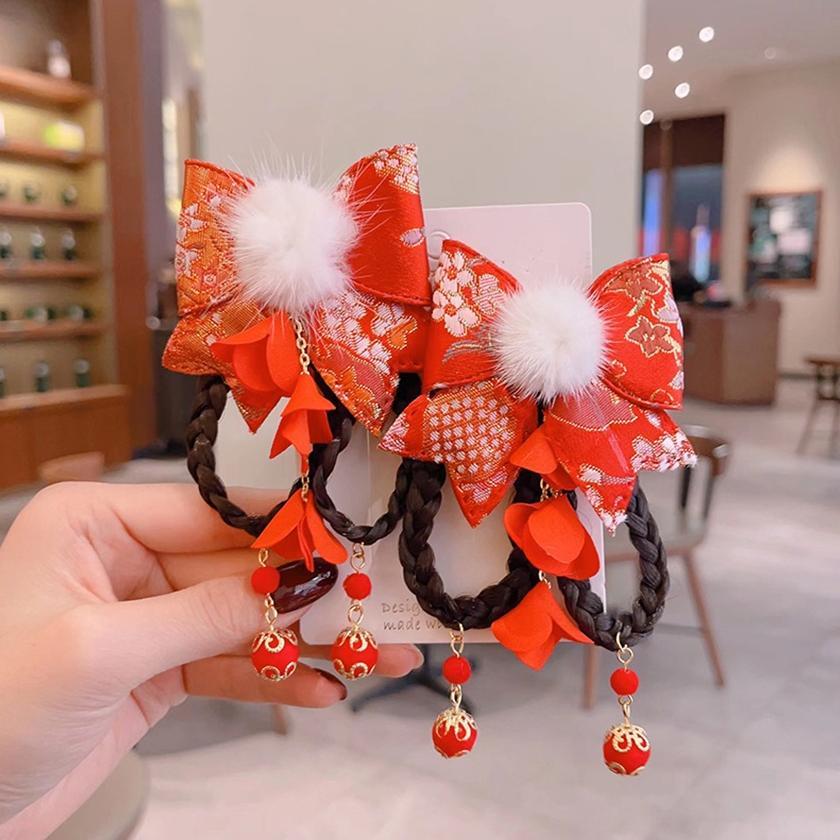 Set Jepitan Rambut Anak China Hanfu/Aksesoris Rambut Anak China Hanfu