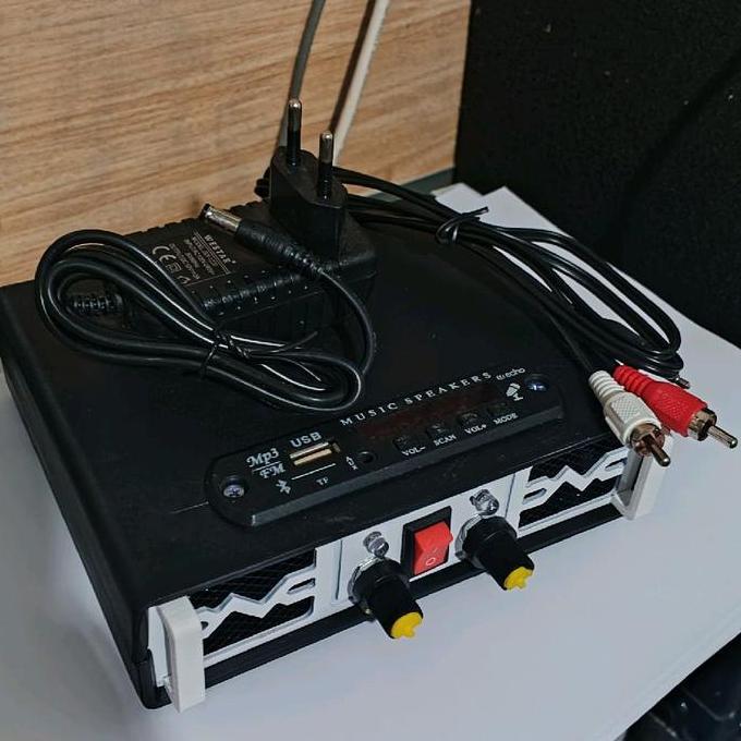 AMPLI MINI DC 12 VOLT STEREO 2CHANEL SUDAH BLUETOOTH , AMPLIFIER MINI 12VOLT STEREO 2 CHANEL BASS GL