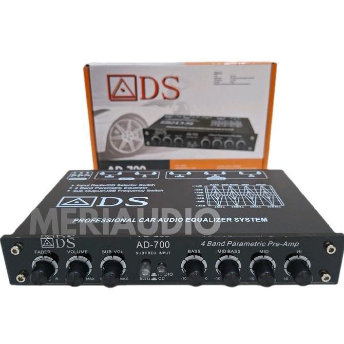Pream Parametrik ADS AD 700 Parametrik penjernihsuara  Equalizer Audio Sound System Profesional terl
