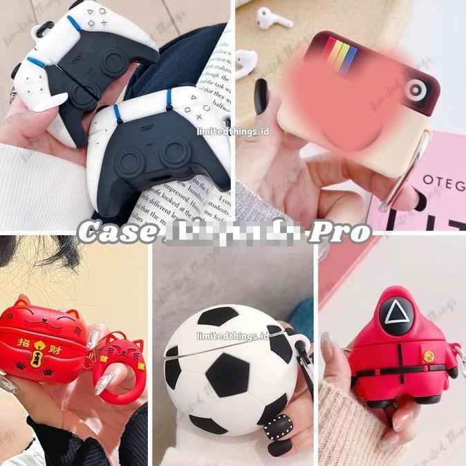 Stick- Soft Case Silikon Kompatibel Untuk Pro Game Controller Stick Ps5 Xbox Pokemon Lucky Cat Sport