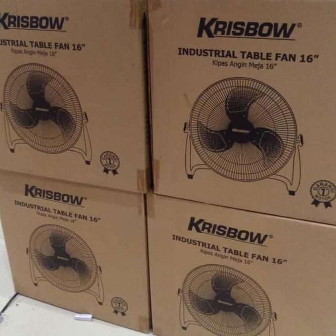 Rcg- Krisbow Industrial Table Fan 16 Inch Kipas Angin
