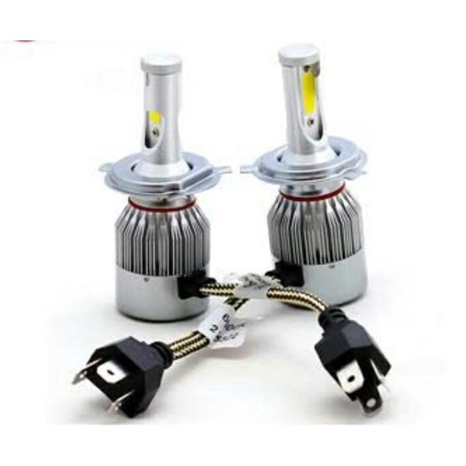 2PCS LAMPU DEPAN LED BOHLAM LED MOBIL H4 2 PCS Avanza Xenia Innova Agya Ayla Calya Sigra Jazz Brio M