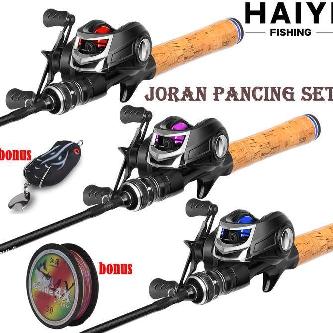 Termurah Haiyi Fishing Joran Ul Carbon 165M/1.8M/1.98M Lentur 3-6Lbs Carbon Padat/Joran Ultralight U