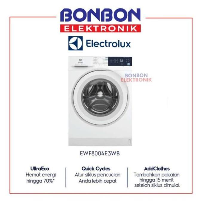 Electrolux Mesin Cuci Front Loading 8KG EWF 8005 EQWA / EWF8005EQWA