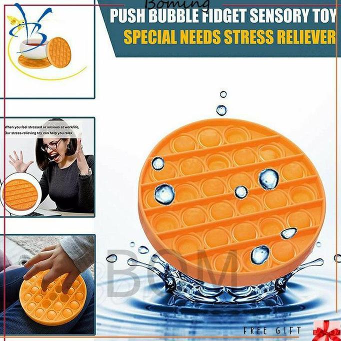Aminahhasyim- POP IT JUMBO FIDGET PUSH TOYS MAINAN ANAK POPIT RAINBOW KOTAK LOVE Diskon