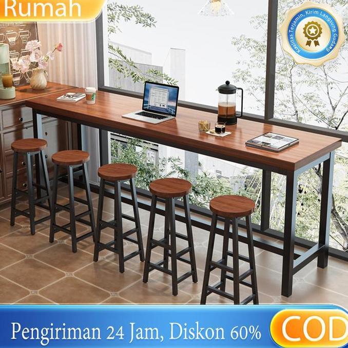 9fawazzikum - meja bar tinggi untuk rumah tamu, teras rumah meja sempit dinding untuk kedai teh, bar