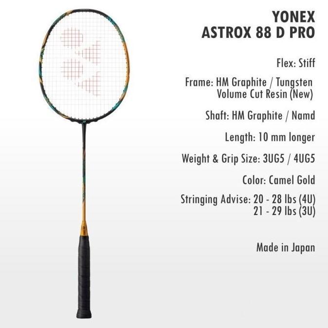 musli.store YONEX ASTROX 88D 88S PRO + BG66 + GRIP ORI Diskon