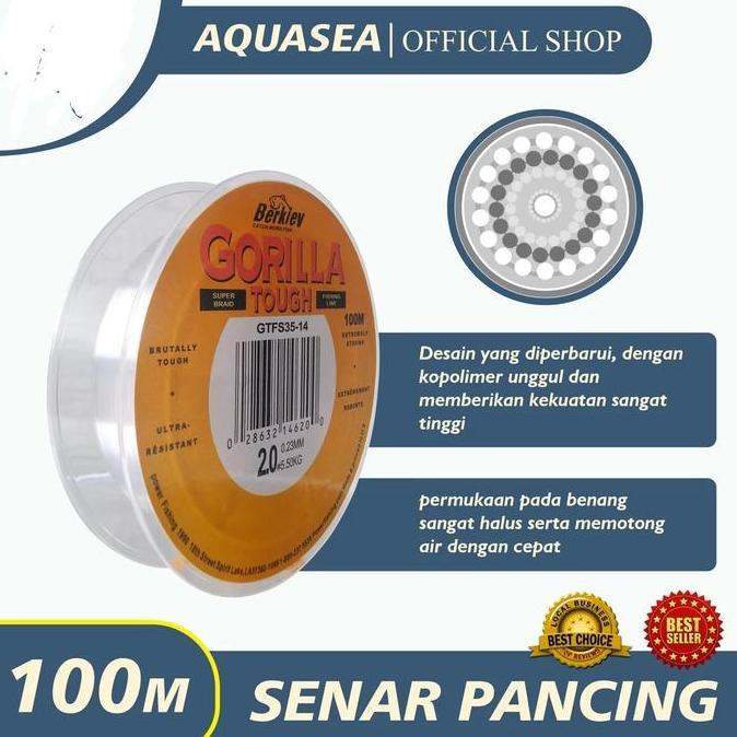 Senar Benang Pancing FluoroCarbon Terlaris