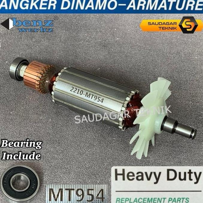 Armature Maktec Mt 954 Angker Mesin Gerinda Tangan Maktec Mt954 Dimamo Maktec