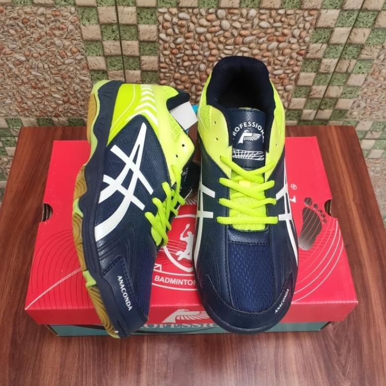 Big Sale Sale Cuci Gudang Barang Obral Sepatu Badminton Profesiona| Anaconda Original  | Sepatu Prof
