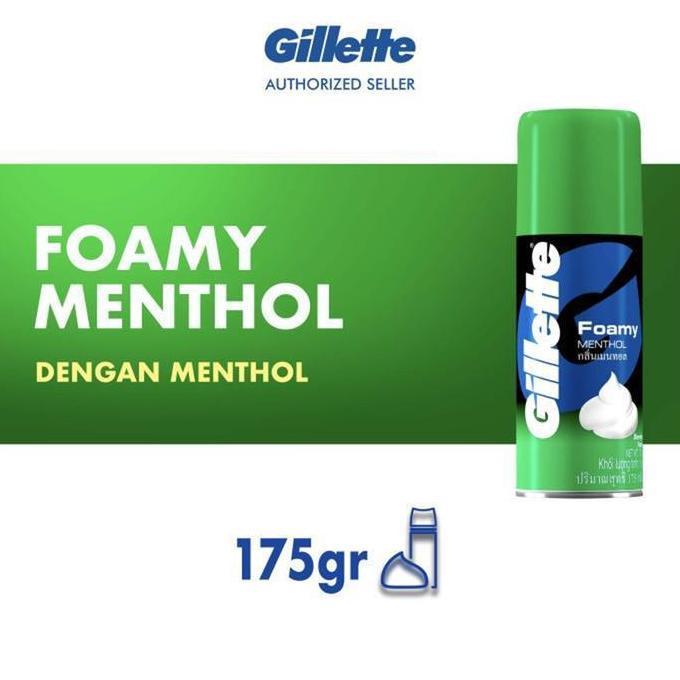 Gillette Shaving Foam Cream Menthol 175gr