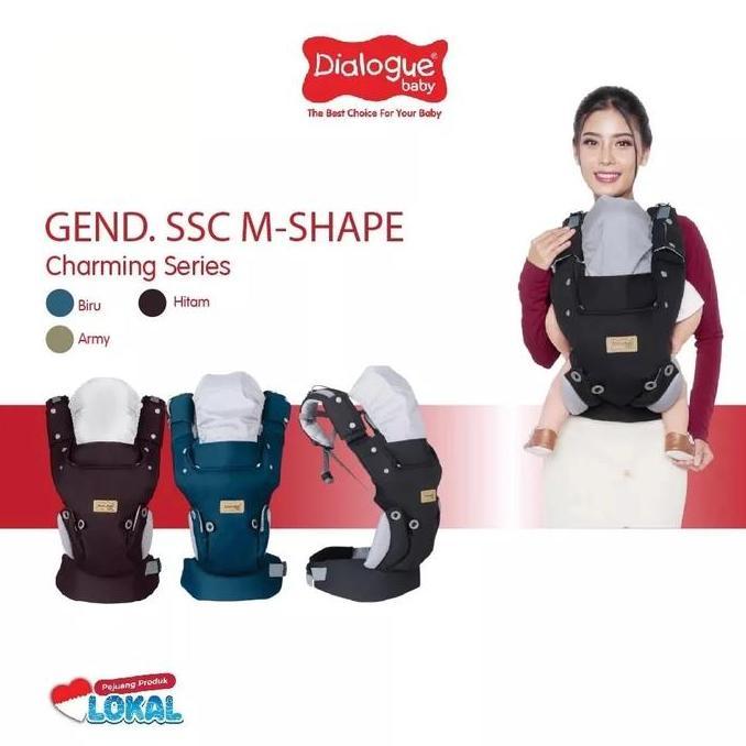 Dialogue Baby Gendongan Bayi SSC M-Shape Charming Series