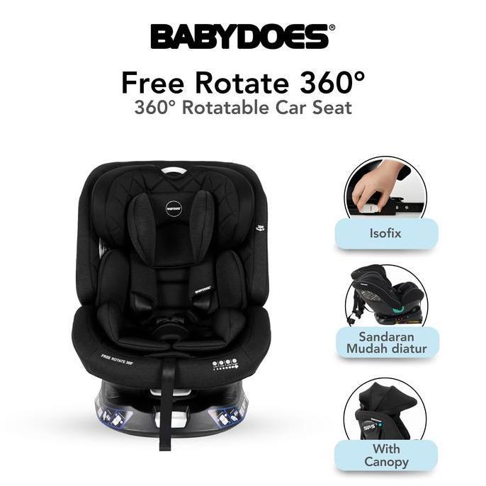 BABYDOES FREE ROTATE 360 Carseat