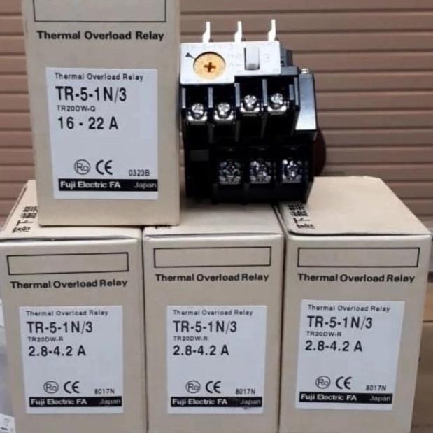 cvfolka Thermal Overload Relay Fuji TR-5-1N/3 TR5-1N TR51N/3 Fuji