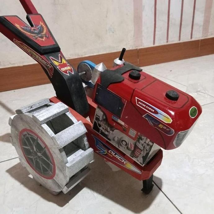 safiraolshop_ - mainan anak miniatur traktor bajak sawah,traktor oleng,edukasi kayu