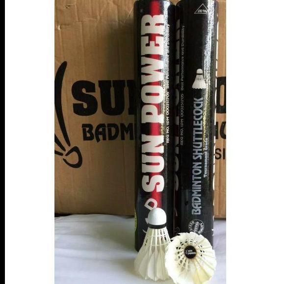 belviercinez Shuttlecock Badminton Kok Bola bulu tangkis Sun Power Diskon