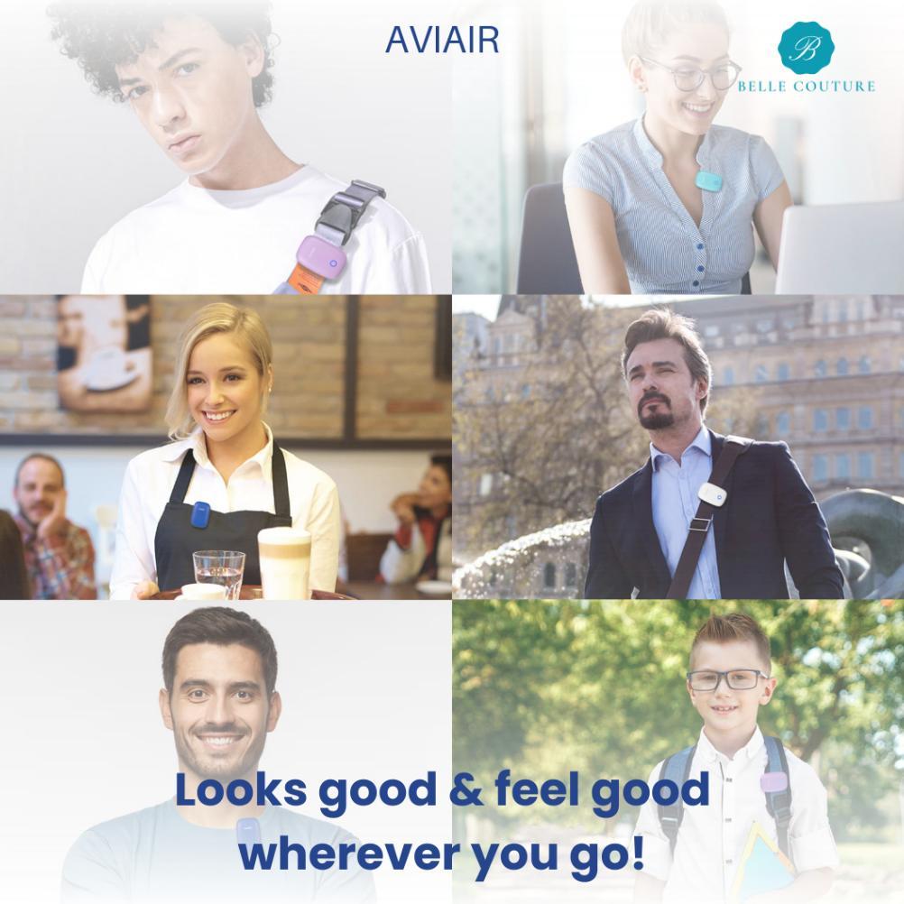 BIG SALE AVIAIR TRAVOPUR CLIP EQ 15 JUTA ION AIR PURIFIER PORTABLE CLIP ON KALUNG