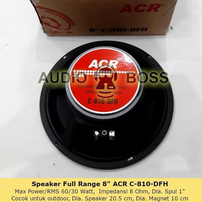 cvbelling / Speaker Full Range 8 inch ACR C 810-DFH / Full Range 8" ACR C 810-DFH Diskon