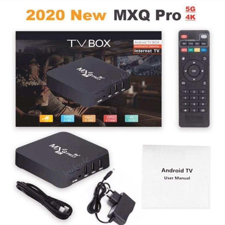 TERBARU ANDROID TV BOX MXQ PRO 5G 2GB+16GB FULLSET BARU