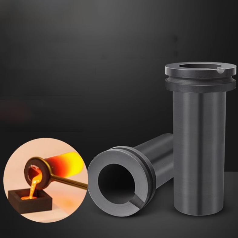 (Lestary Store) 1KG/3KG Double Ring Graphite Melting Crucible Ring Crucible Graphite Crucible