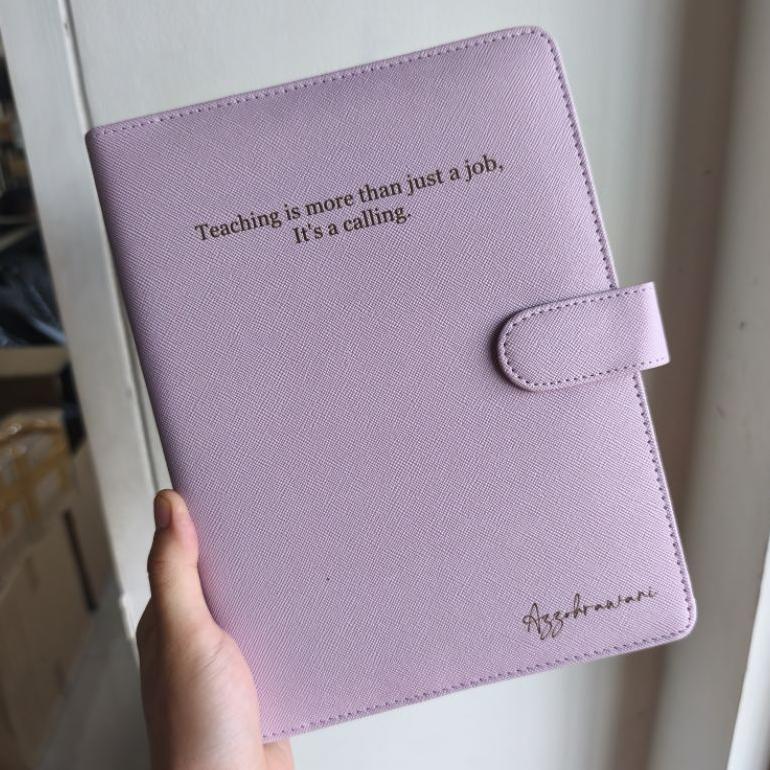 Notebook Binder A5 Bisa Custom Nama/ Logo | Binder Kulit A5 bisa Custom Nama/ Logo | Binder Agenda K