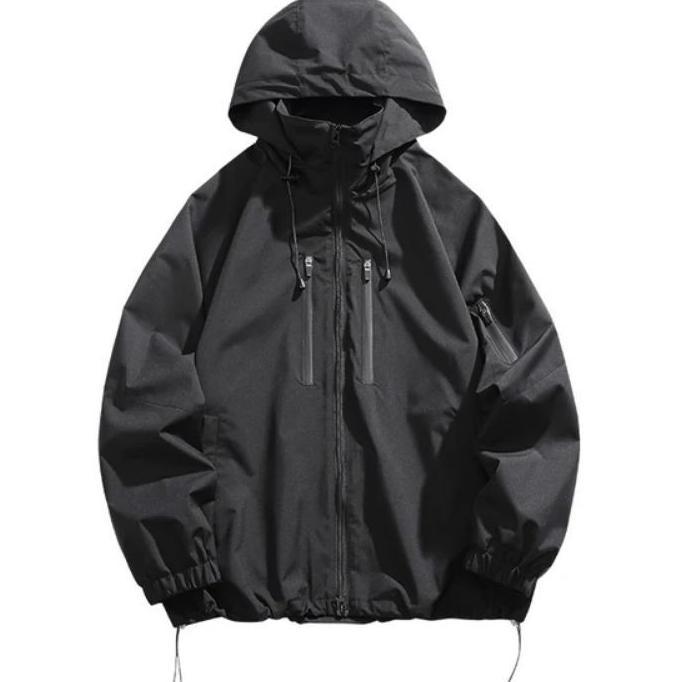 Jaket Gorpcore Parasut Outdoor Waterproof - Jacket Winbreaker Hoodie/ Jacket Hip Hop Mantel Pria / J