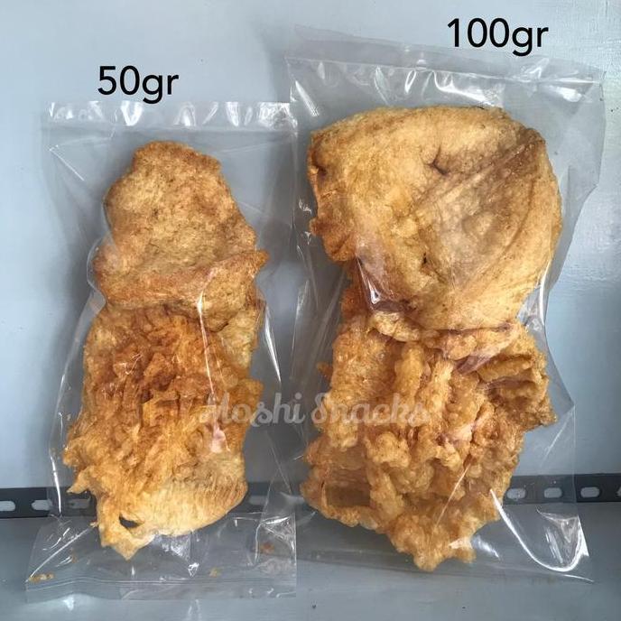 Ready Perut Ikan Goreng / Keripik Perut Ikan / Hipiau Ikan 50gr / Engphiau