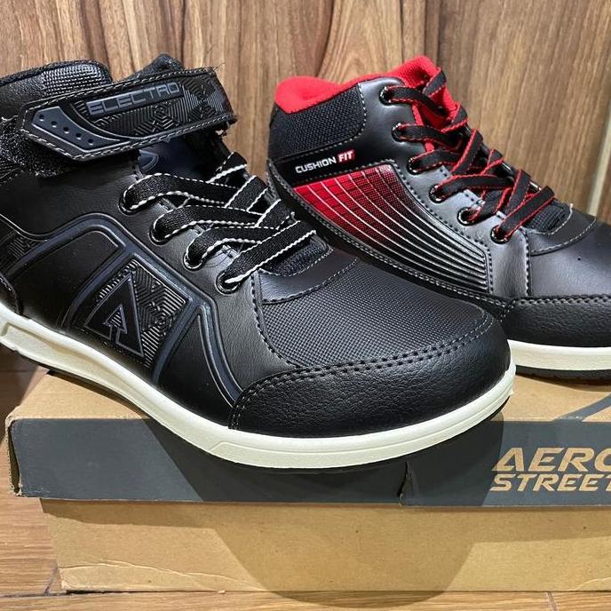 SEPATU SEKOLAH AERO HITAM PUTIH HITAM HITAM