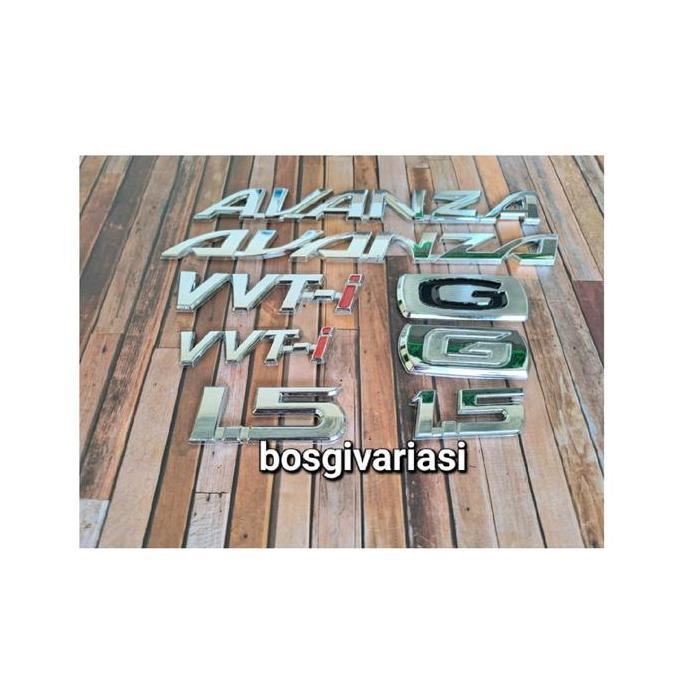 Neworc- Caryou- Emblem Avanza G Vvti 1.5 / Emblem Avanza Old / Emblem Avanza New Toyota Avanza / Emb