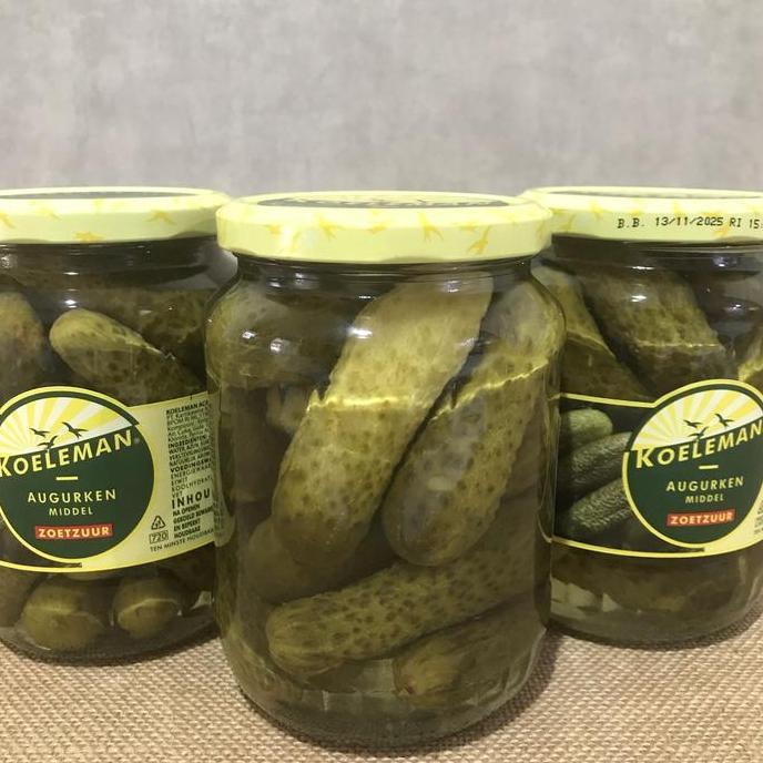 Ready KOELEMAN PICKLED GHERKINS 720 ML / ACAR KETIMUN / ACAR TIMUN