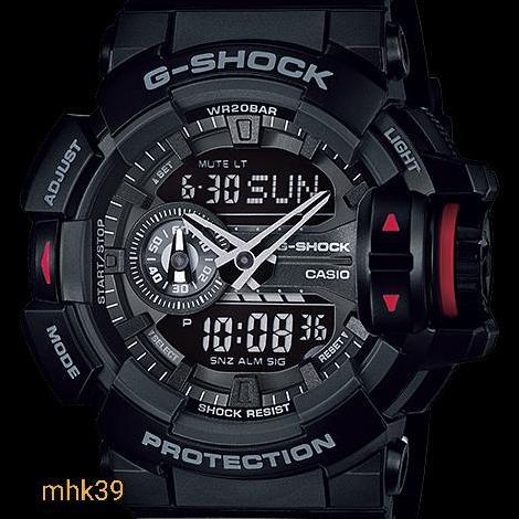 JAM PRIA CASIO G.SHOCK GA400 GA-400-1B ORIGINAL