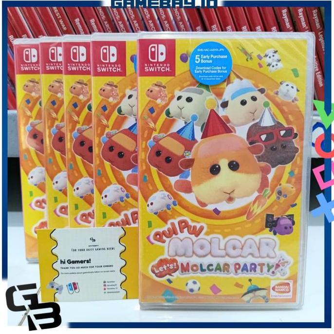 Nintendo Switch Pui Pui Molcar Let's MOLCAR PARTY