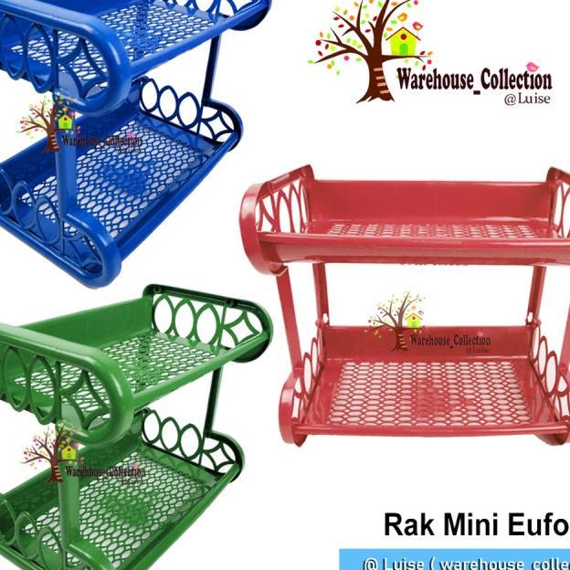 RAK PLASTIK SUSUN 2 / RAK PLASTIK MURAH / RAK BUMBU EUFORIA / RAK SERBA GUNA