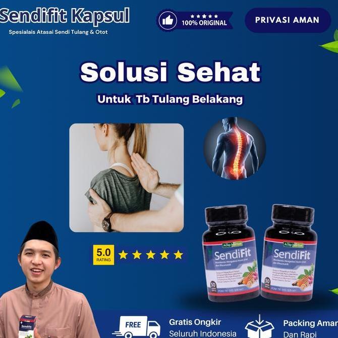 Medova SendiFit Kapsul Untuk Tb Tulang, Tb Tulang Belakang, Sendi Kaku, Sakit Tulang Belakang, Untuk